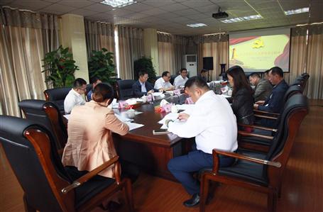 公司召開黨委中心組（擴(kuò)大）學(xué)習(xí)會議， 集中學(xué)習(xí)貫徹黨的十九大會議精神